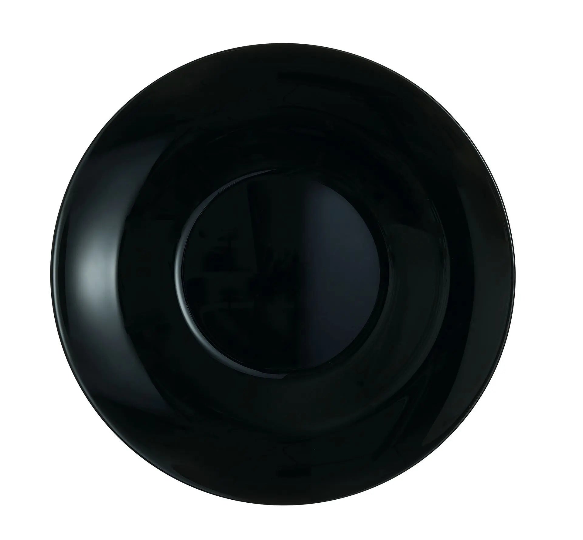 ASSIETTE A PATES FRIENDS TIME VERRE D 25,5CM NOIR
