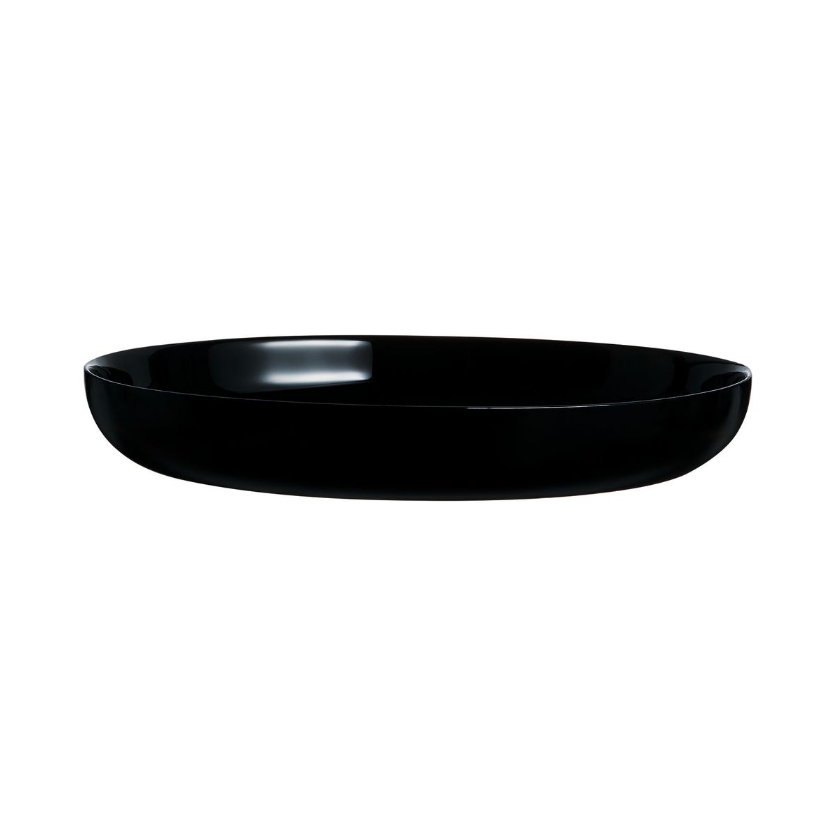 ASSIETTE MU FRIENDS TIMME VERRE D 26CM NOIR