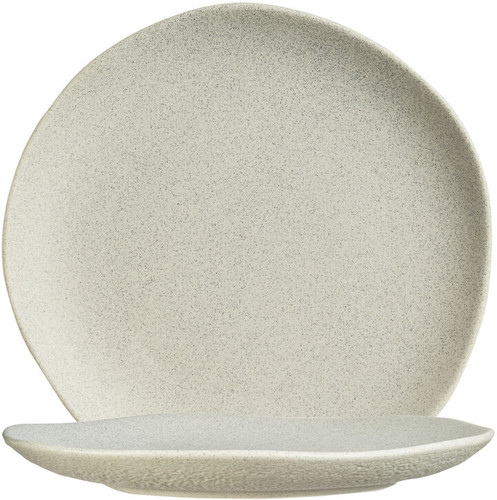 ASSIETTE PLATE CÉRAMIQUE ROCALEO NATURE D 27.5 "P0615"