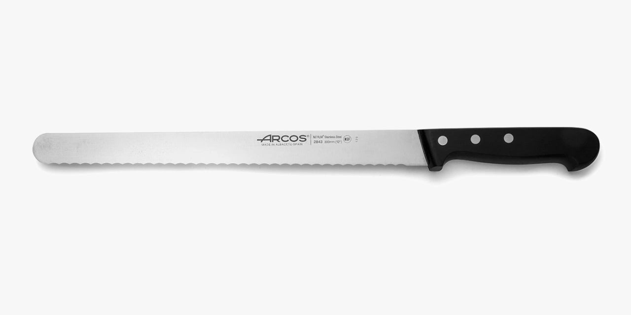 COUTEAU A GENOISE L300 MANCHE NOIR