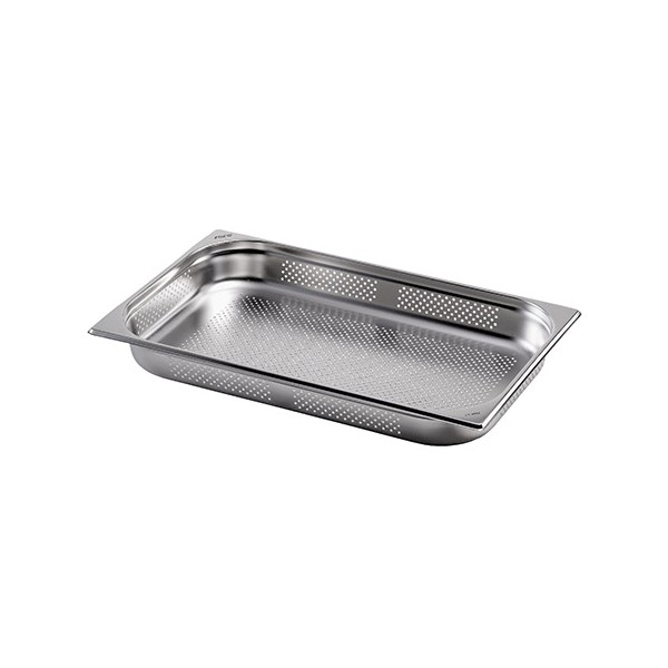 BAC GASTRO INOX GN1/1 P10 PERFOREE SANS COUVERCLE
