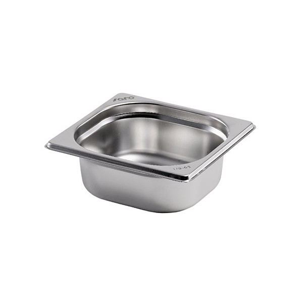 BAC GASTRO INOX GN1/6 P15 AVEC COUVERCLE